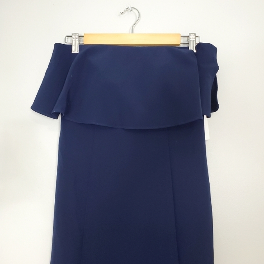 show ME YOUR MUMU MONACO RUFFLE MAXI GOWN DRESS NEW W/TAGS - Picture 7 of 15